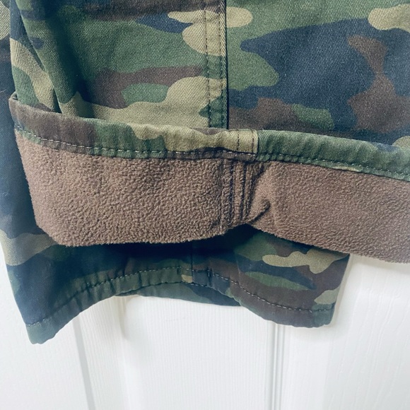 Wrangler, Green Camo, Mens 34x32 Straight Leg Fleece Lined Cargo Pants-NWT - Picture 9 of 12